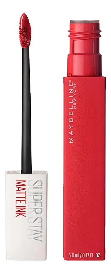 Maybelline Batom Líquido SuperStay Matte Ink Pioneer Vermelho Fosco