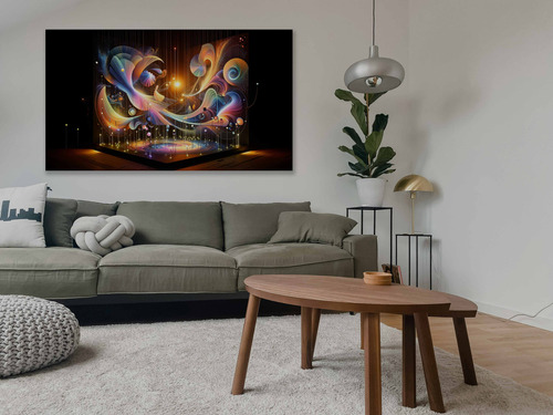 Cuadro Calidad Arte En Lienzo Con Bastidor En 70x40cm N1713