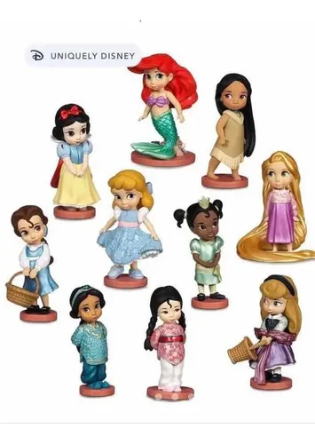 Disney フィギュア 10点セット Princesas Disney Kit Com 10 Animators Disney Oarks | MercadoLivre