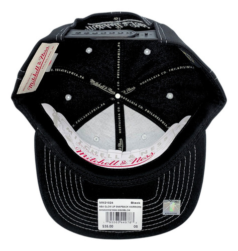 Gorra Mitchell & Ness Gs Warriors Glow Up Ajustable