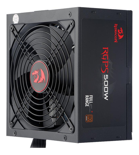 Fonte Redragon Rgps 500w 80 Plus Bronze Gc-ps001 - Preto