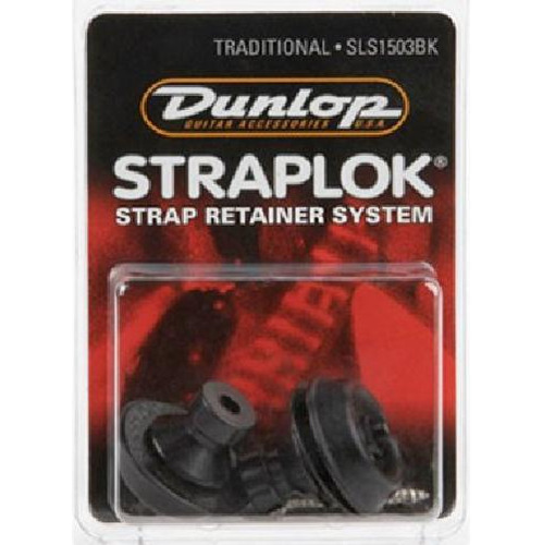 Strap Lock Dunlop Tradicional Preto Sls1503bk