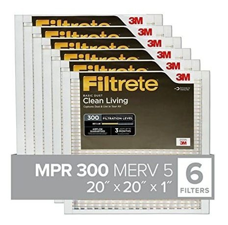 Filtrete Clean Living - Filtro De Aire Para Horno De Ca 20x2