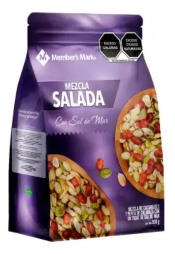 3 Pza Mezcla Salada Member's Mark De Cacahuates Y Semillas 8