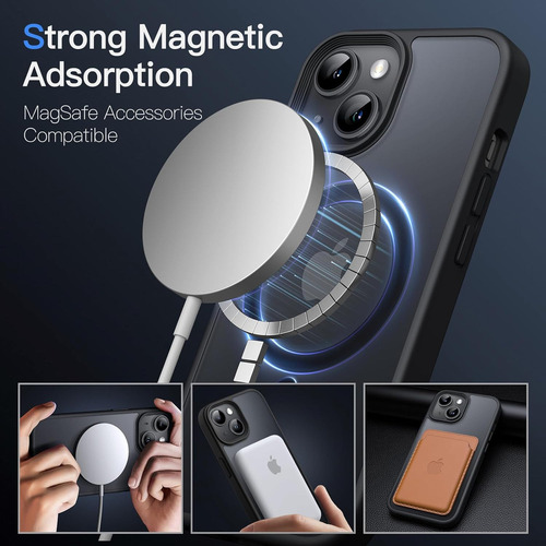 Chh Jetech Funda Magnética For iPhone 15 6.1-inch Compatible...