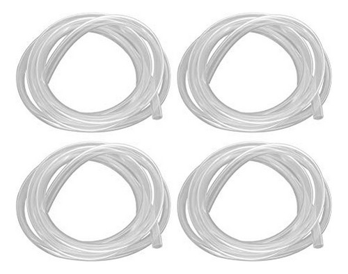 Tubo De Pvc Transparente 19mm X 24mm X 1000mm - Pack 4