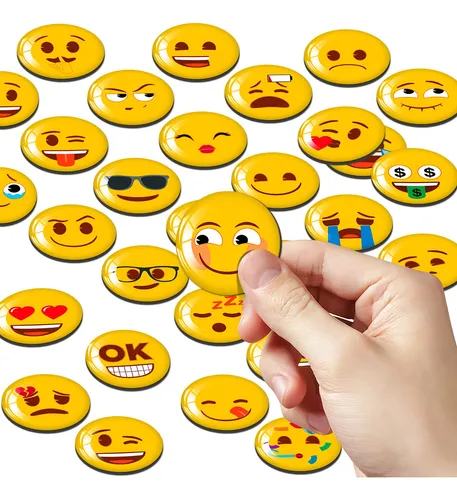 Morcart 30 Imanes De Emoji Para Nevera, Imanes De Refrigera.