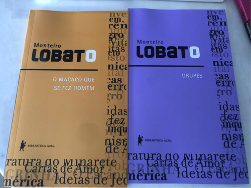 Livros Monteiro Lobato - Coleção Biblioteca Azul 5livros