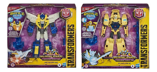 2pack Transformers Battle Call Luz Bumblebee Y Meteorfire