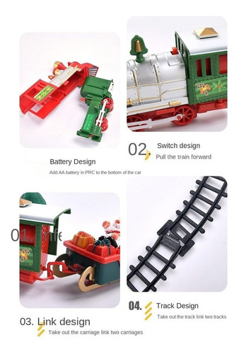 . .. Regalo De Decoración Navideña De Vagón De Tren
