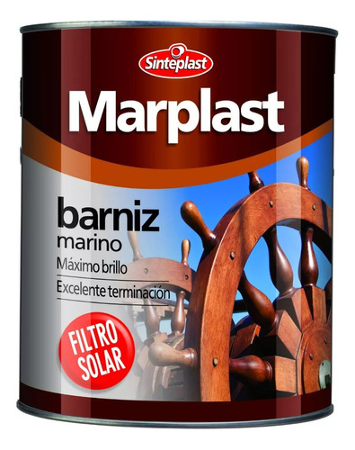1/4lt Barniz Marino Alto Brillo Sinteplast Marplast Ecopint