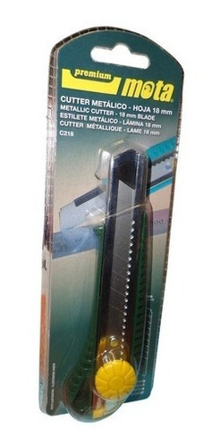 Acindar Cutter Mota Cuchilla Metalica Retractil 18 Mm