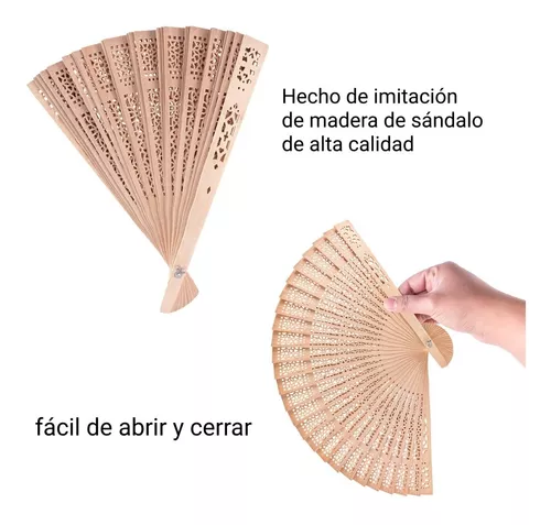 50 Abanicos De Madera