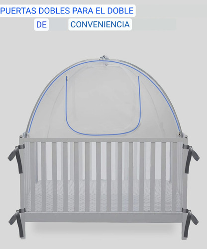 Mosquitero De Cuna Tipo Carpa Con Cierre Protección Total