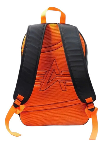 Mochila Voyager Nasa Alpha Industries Originales Outlet Negro Liso
