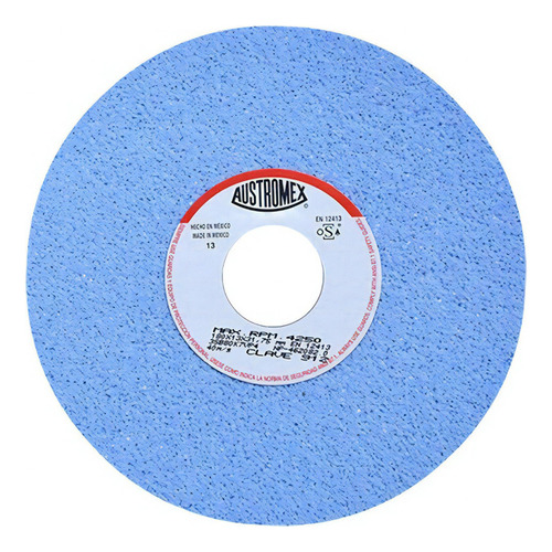 Rueda Abrasiva Vitrificada Azul Austromex 7x1/2x1-1/4 G80