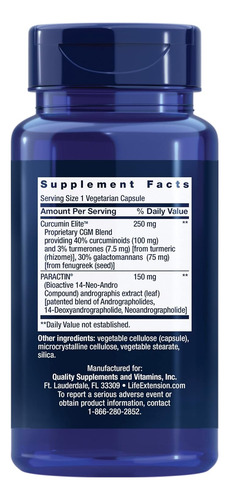 Life Extension Arthro-immune Joint Support - Joint Health Supplement With Curcumin & Chiretta Extracts - For Joint Comf