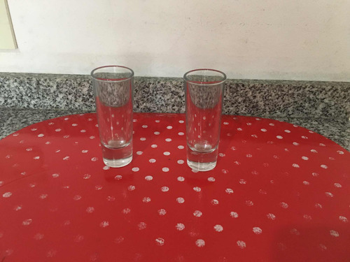 Par De Vasos De Vidrio Pequeños