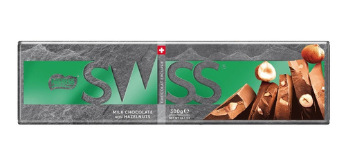 Chocolate Nestlé Uk Swiss Hazelnuts Pack 2 X 300 Gramos