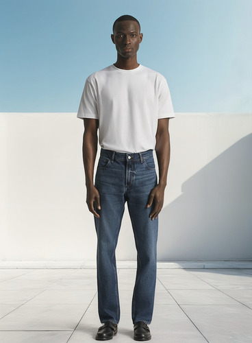 Jean El Burgués Tapered Fit Azul I25