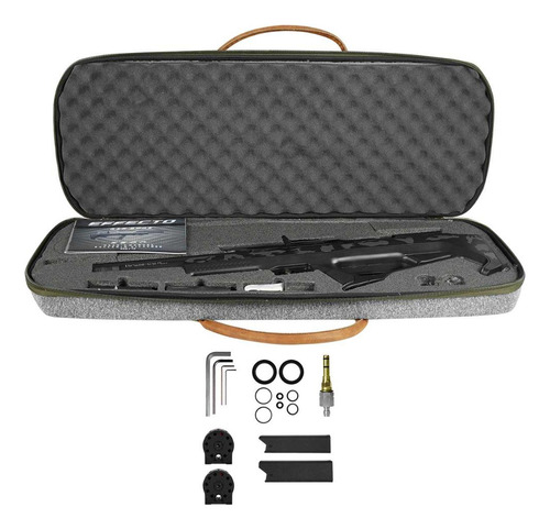 5.5mm De Pressao De Madeira Effecto Com Cano Lw + Chumbinho