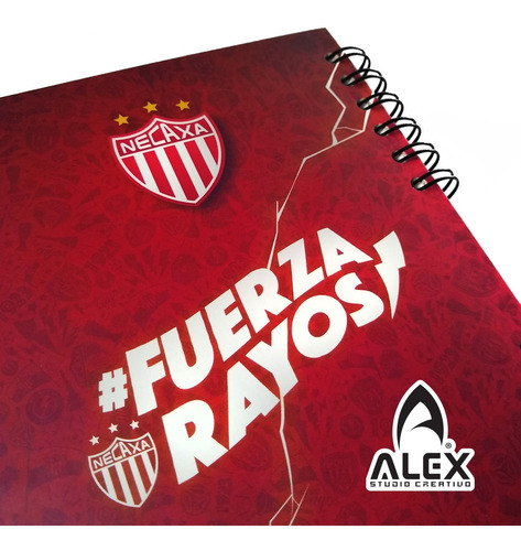 Necaxa Libretas Personalizada Pasta Dura Cuadernos Futbol | Envío gratis