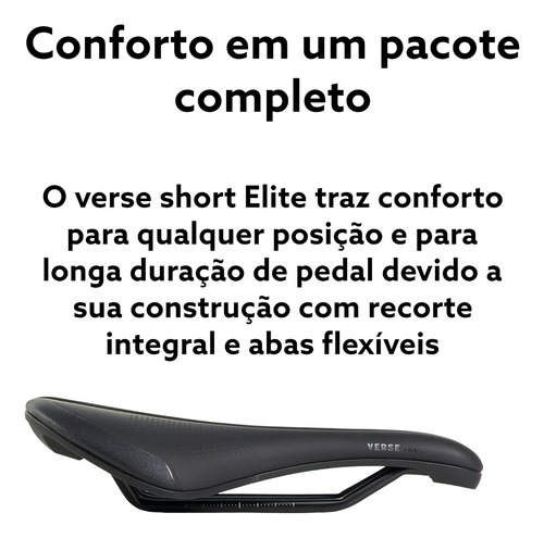 Selim Banco Ciclismo Bontrager Verse Short Elite Confortável
