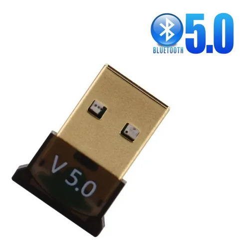 Imagen 1 de 10 de Adaptador Bluetooth Usb Receptor Nano V 5.0 Pc Notebook