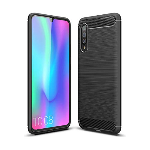 Funda Para Galaxy A90 5g Negro Carbon Fiber Texture-02