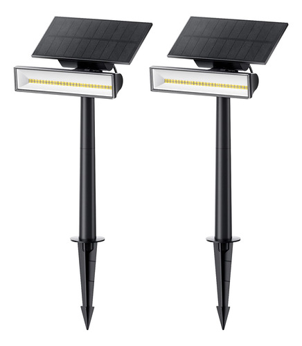 Consciot Luces Solares Para Exteriores, 54 Led, Focos Solare