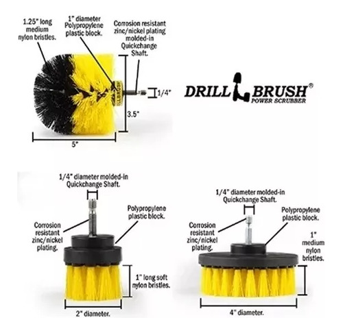 Kit De Cepillos Para Herramientas De Detalles Automotrices 2