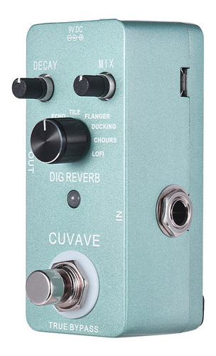 Pedal De Efecto De Guitarra Digital Reverb 9 Tipos