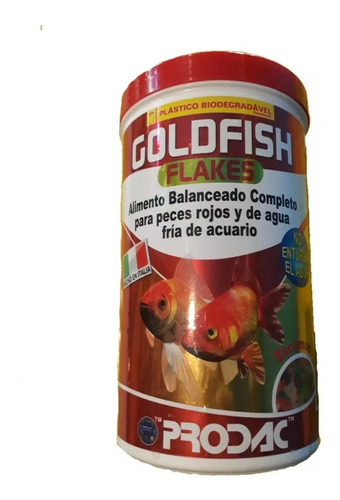 Alimento Goldfish Flakes Escamas Prodac 160 Gramos Carassius Peces Agua Fria Acuario