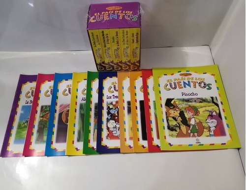 Cuentilandia El Pais De Los Cuentos 10 Tomos  5 Videos Vhs 