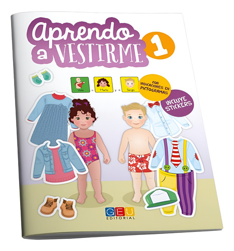 Aprendo A Vestirme, De Editorial Geu. 1, Vol. 1. Editorial Geu, Tapa Blanda, Edición 1 En Español, 2024