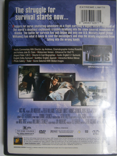 Extreme Limits Dvd Import Treat Williams Jim Wynorski 2001 (Usado)