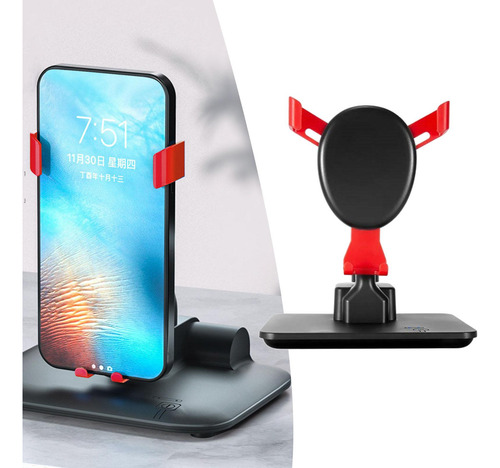 Contador De Pasos Mobile Wiggler Phone Holder Carga Roja