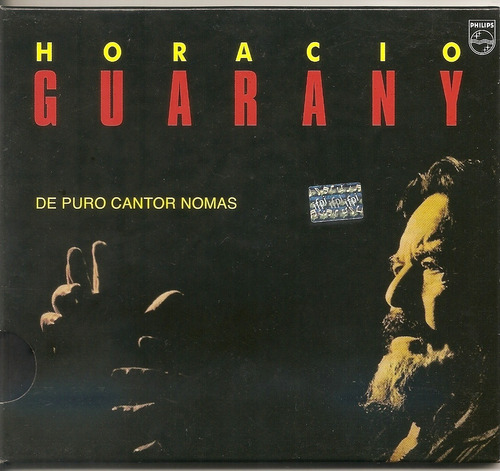 Cd - Horacio Guarany - De Puro Cantor Nomas