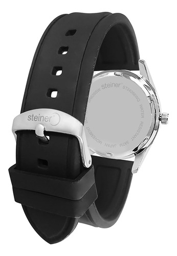 Reloj Para Hombre Análogo Steiner 44mm Luminiscente Fechador