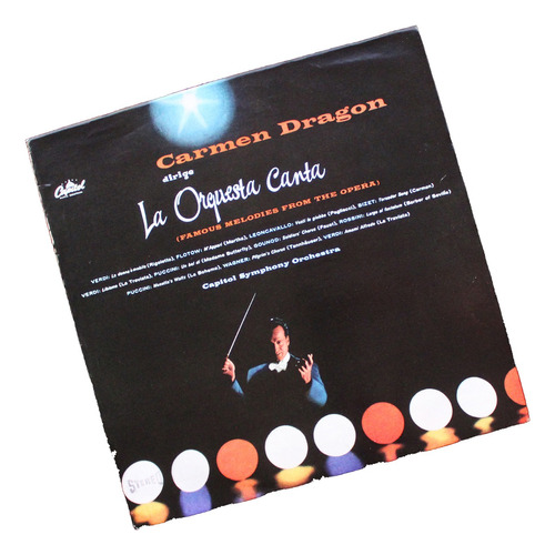 ¬¬ Vinilo Carmen Dragon / La Orquesta Canta Zp 