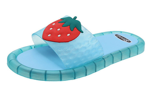 Chanclas Antideslizantes Strawberry Led Flash Para Interiore