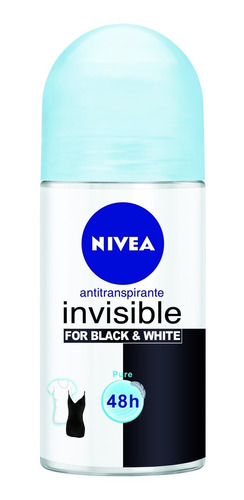 Nivea Desodorante Roll On Invisible Black&white Pure 50 Ml.