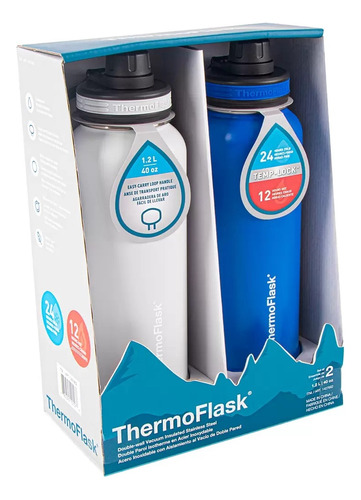 Thermo Thermoflaks 2 Botellas 1.2litros 