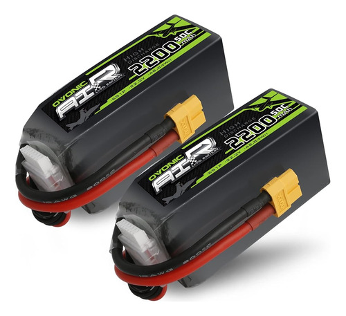 Batería Ovonic 6s Lipo 22.2v 2200mah 50c Batería Con Conecto