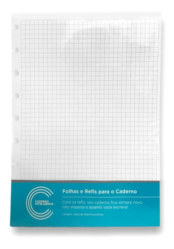 Imagem 1 de 2 de Refil Quadriculado Grande 90g - Caderno Inteligente