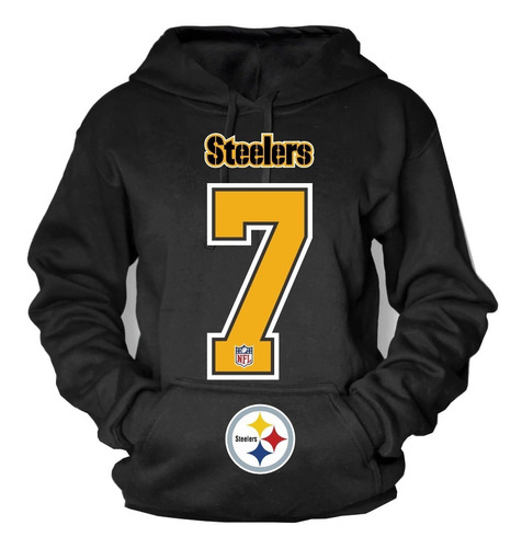 Hoodie  Steelers Nfl 7 Roeth 90 Watt 97 Heyward Sudadera