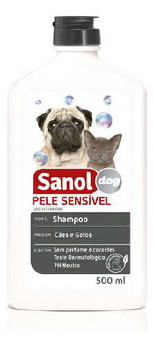 Shampoo Pele Sensível 500 Ml Sanol Dog