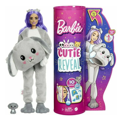 Muñeca Barbie, Muñeca De Peluche Cutie Reveal Puppy 2