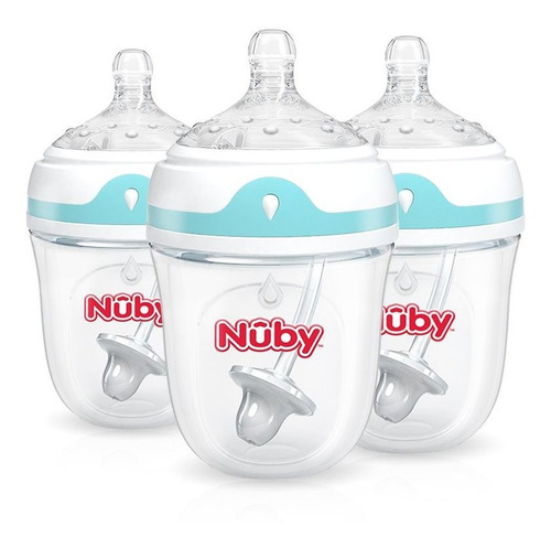 Nuby 3piezas Comodidad 360botella