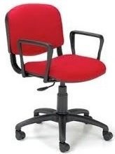Sillón Ap 60 Profesional Oficina Con Brazos Neumatica Negra
